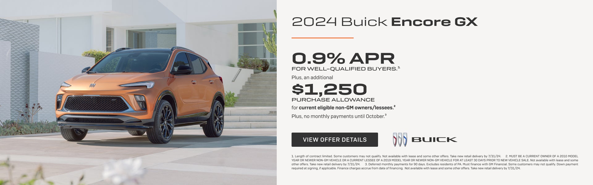 0.9% APR 
FOR WELL-QUALIFIED BUYERS.1

Plus, an additional $1,250 PURCHASE ALLOWANCE for current ...